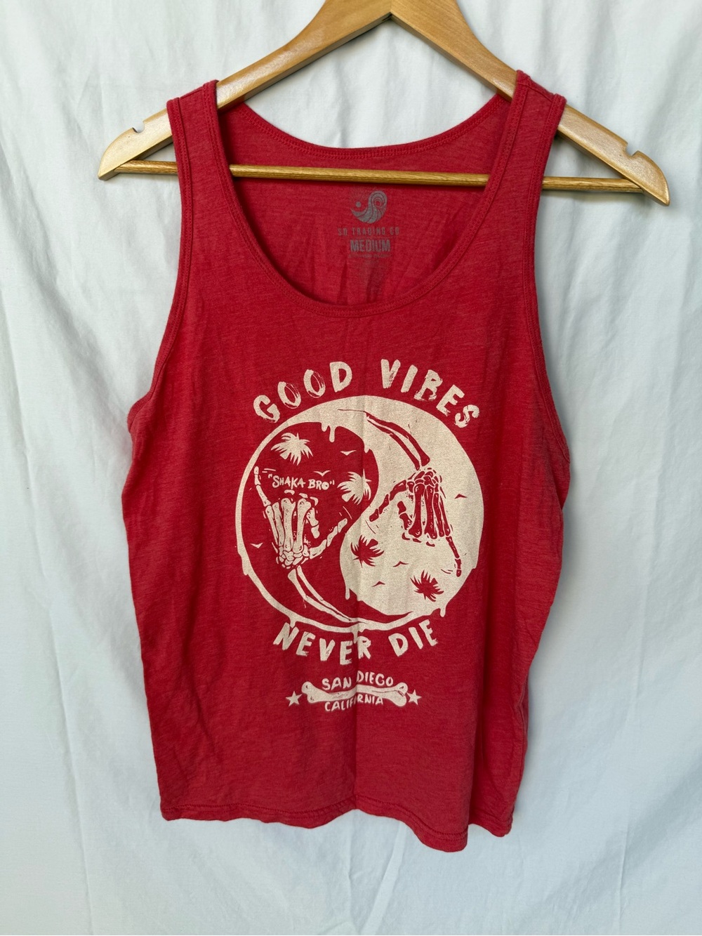 Set of two graphic tank tops from San Diego